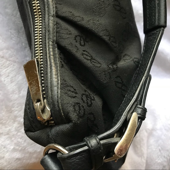 EXPRESS Black Hobo Satchel Purse - Picture 7 of 8